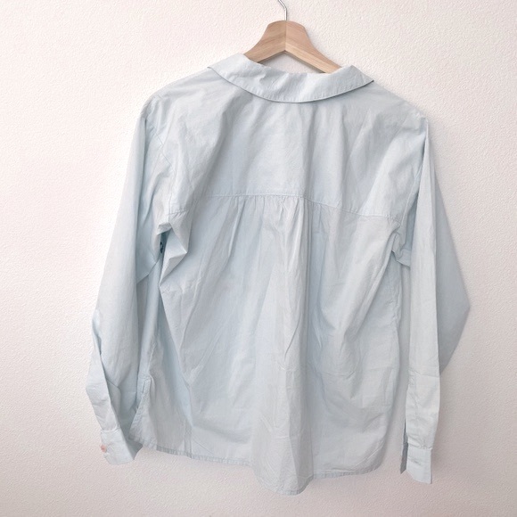 Anthropologie Maeve Size 2 Clarissa Bon Voyage Beaded Button Down Shirt - Picture 7 of 14